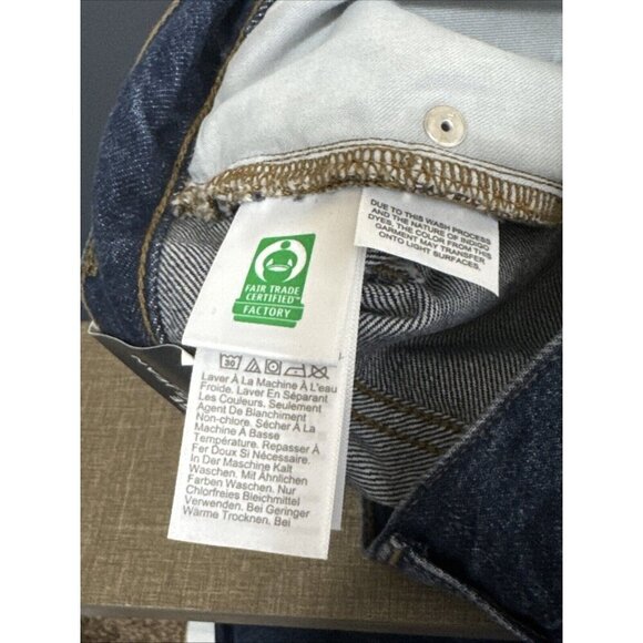 J. Crew Vintage Wide Leg 27 Tall Button Fly Blue NWT - Picture 9 of 13